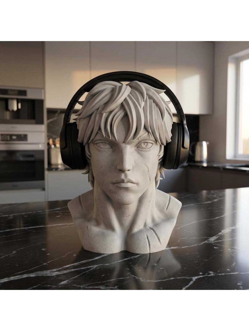 Baki Hanma Headphone Stand - Anime Lover Headset Holder - Gift for Gamer